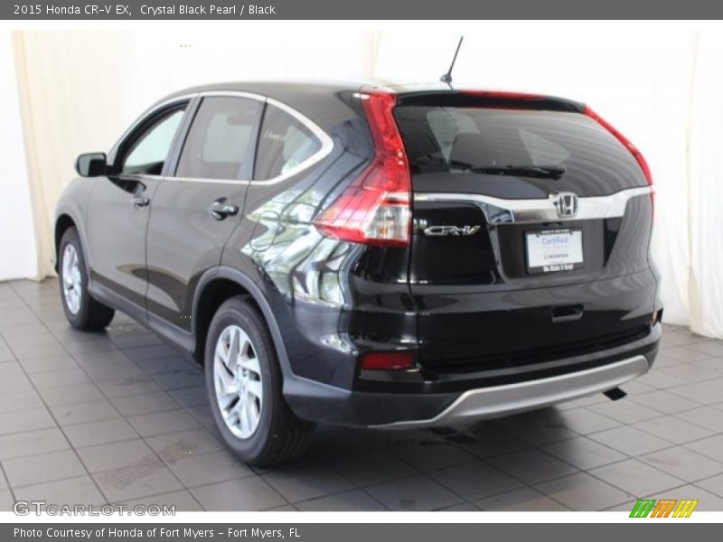 Crystal Black Pearl / Black 2015 Honda CR-V EX