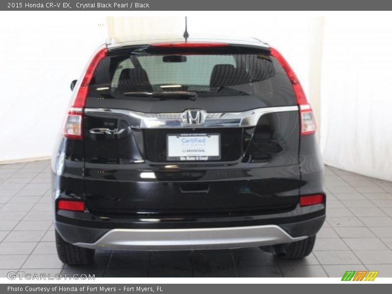 Crystal Black Pearl / Black 2015 Honda CR-V EX