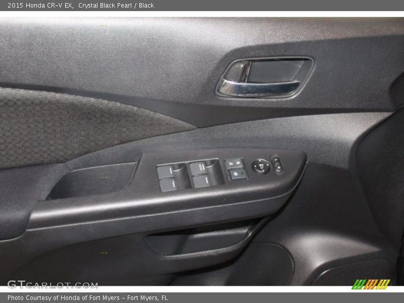 Crystal Black Pearl / Black 2015 Honda CR-V EX