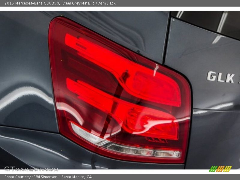Steel Grey Metallic / Ash/Black 2015 Mercedes-Benz GLK 350