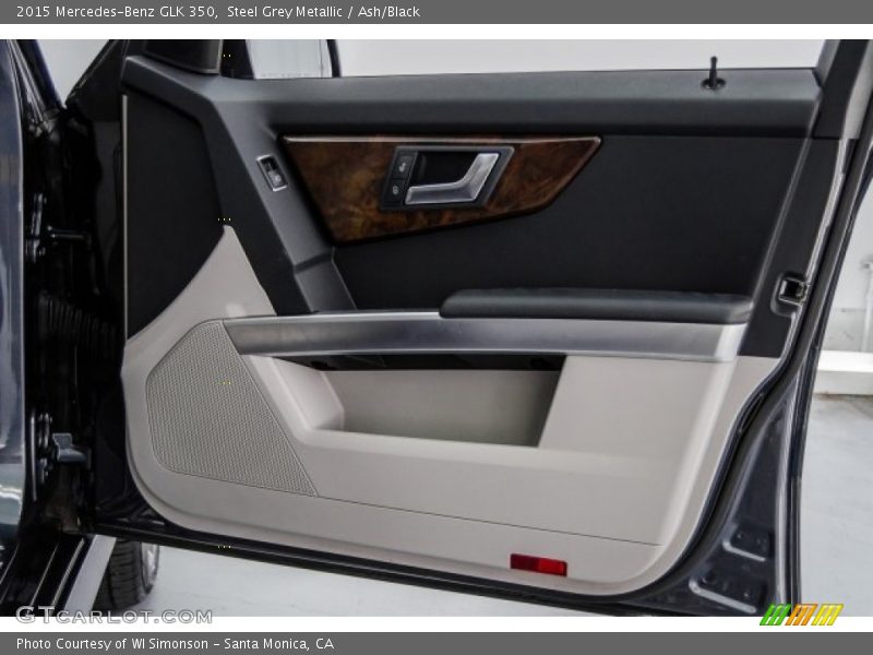 Steel Grey Metallic / Ash/Black 2015 Mercedes-Benz GLK 350
