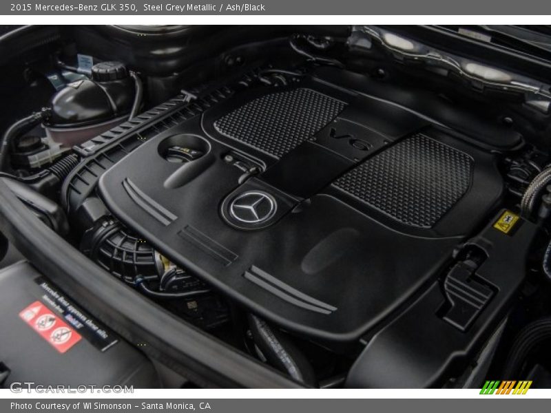 Steel Grey Metallic / Ash/Black 2015 Mercedes-Benz GLK 350