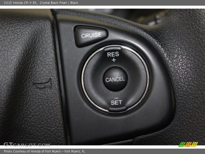 Crystal Black Pearl / Black 2015 Honda CR-V EX