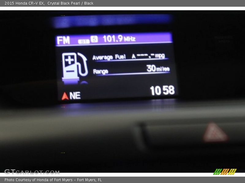 Crystal Black Pearl / Black 2015 Honda CR-V EX