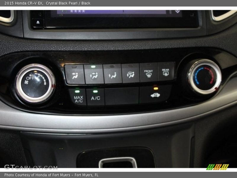 Crystal Black Pearl / Black 2015 Honda CR-V EX