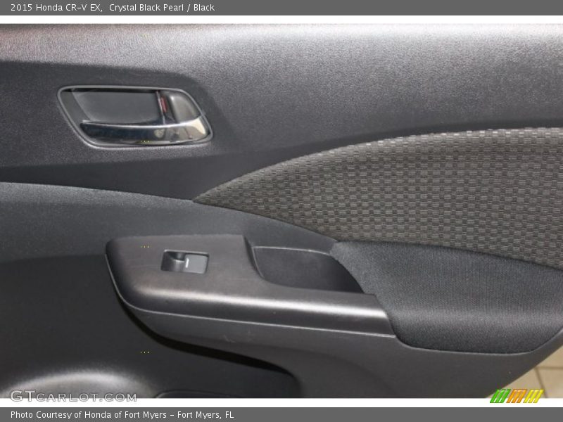 Crystal Black Pearl / Black 2015 Honda CR-V EX