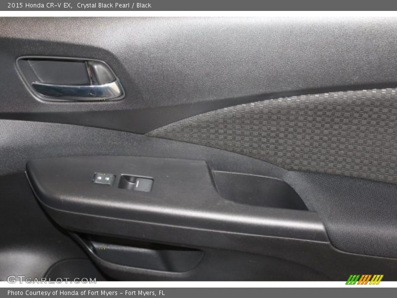 Crystal Black Pearl / Black 2015 Honda CR-V EX