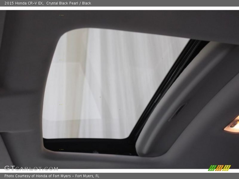 Crystal Black Pearl / Black 2015 Honda CR-V EX