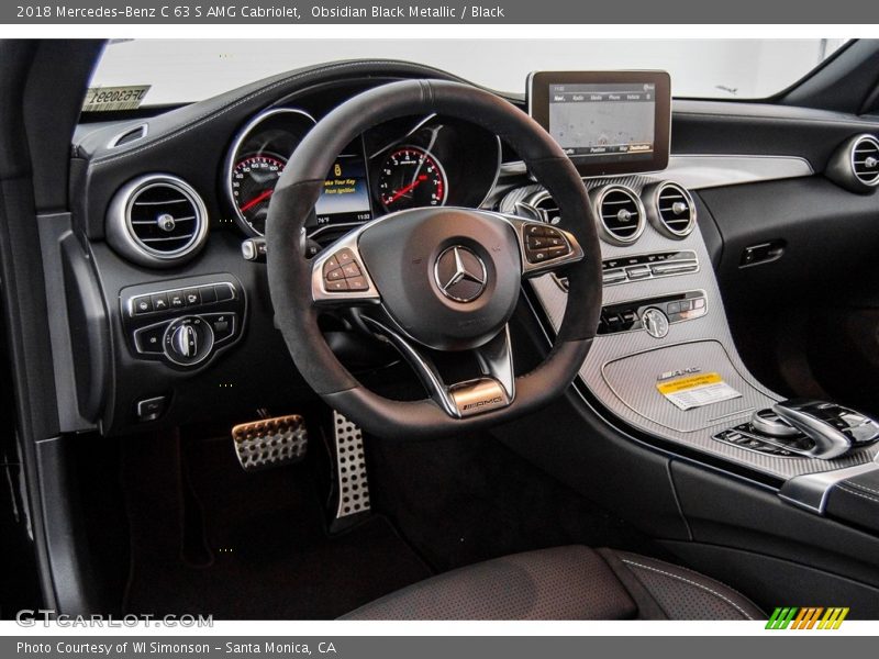 Dashboard of 2018 C 63 S AMG Cabriolet