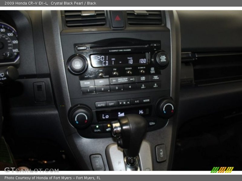 Crystal Black Pearl / Black 2009 Honda CR-V EX-L