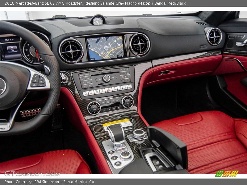 Dashboard of 2018 SL 63 AMG Roadster