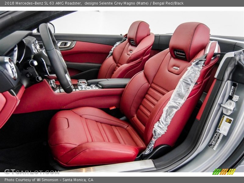  2018 SL 63 AMG Roadster Bengal Red/Black Interior