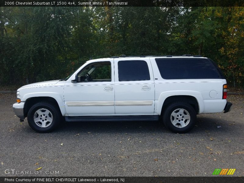Summit White / Tan/Neutral 2006 Chevrolet Suburban LT 1500 4x4