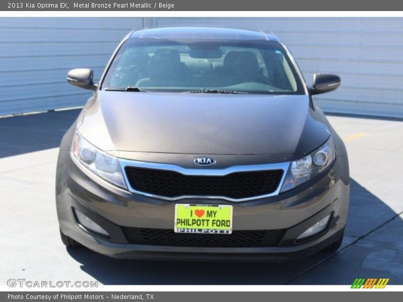 Metal Bronze Pearl Metallic / Beige 2013 Kia Optima EX