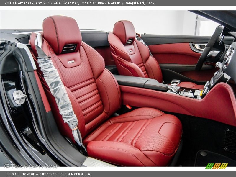  2018 SL 63 AMG Roadster Bengal Red/Black Interior