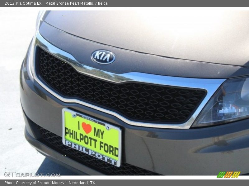 Metal Bronze Pearl Metallic / Beige 2013 Kia Optima EX