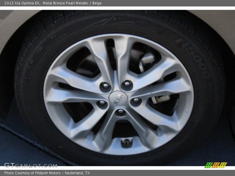 Metal Bronze Pearl Metallic / Beige 2013 Kia Optima EX