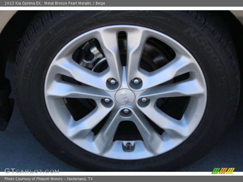 Metal Bronze Pearl Metallic / Beige 2013 Kia Optima EX