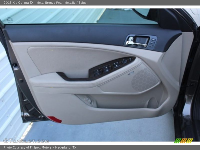 Metal Bronze Pearl Metallic / Beige 2013 Kia Optima EX