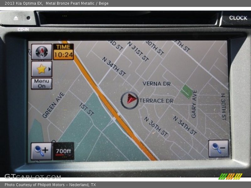 Metal Bronze Pearl Metallic / Beige 2013 Kia Optima EX