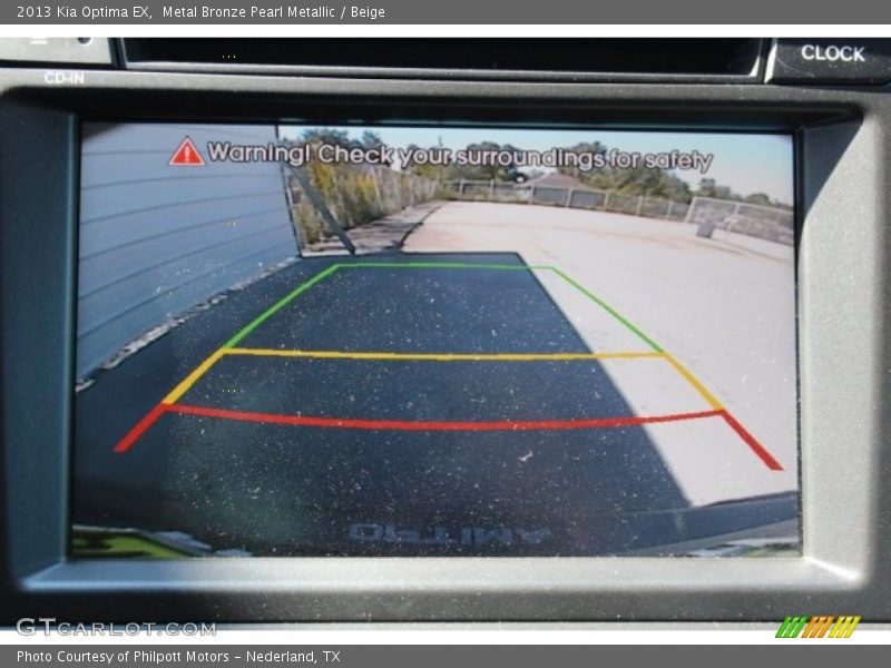 Metal Bronze Pearl Metallic / Beige 2013 Kia Optima EX