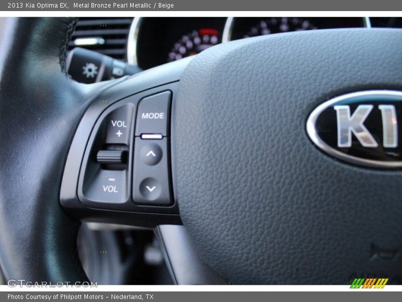 Metal Bronze Pearl Metallic / Beige 2013 Kia Optima EX