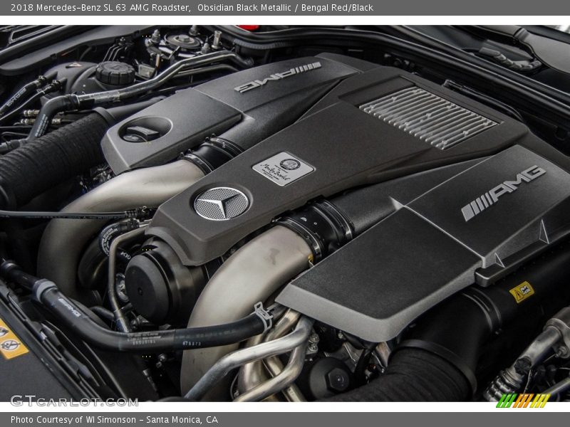  2018 SL 63 AMG Roadster Engine - 5.5 Liter AMG biturbo DOHC 32-Valve VVT V8