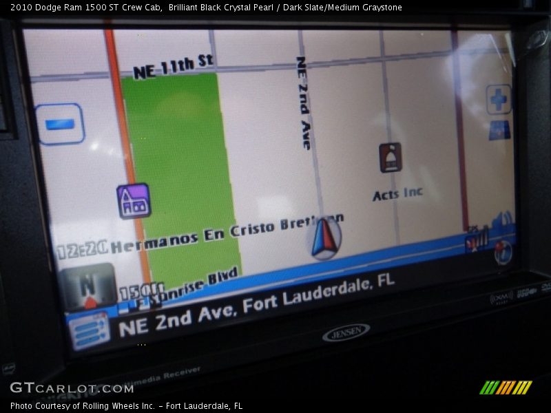 Brilliant Black Crystal Pearl / Dark Slate/Medium Graystone 2010 Dodge Ram 1500 ST Crew Cab