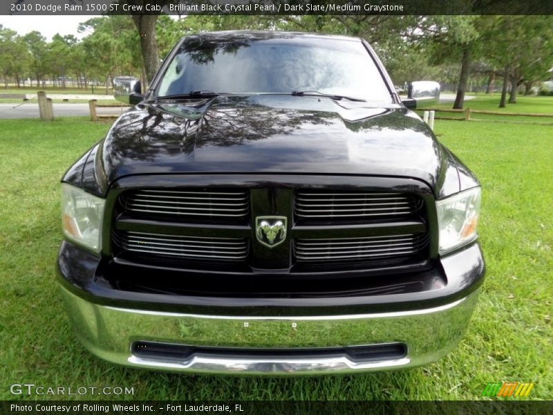 Brilliant Black Crystal Pearl / Dark Slate/Medium Graystone 2010 Dodge Ram 1500 ST Crew Cab