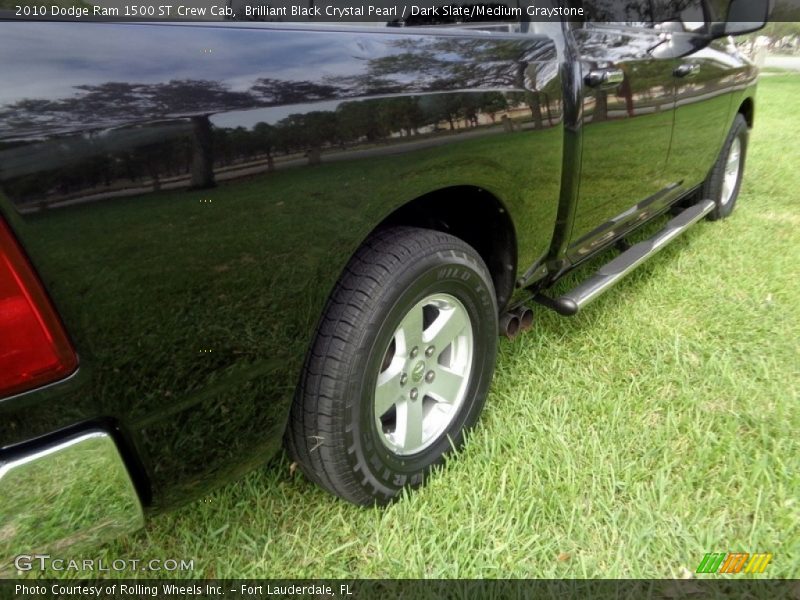 Brilliant Black Crystal Pearl / Dark Slate/Medium Graystone 2010 Dodge Ram 1500 ST Crew Cab