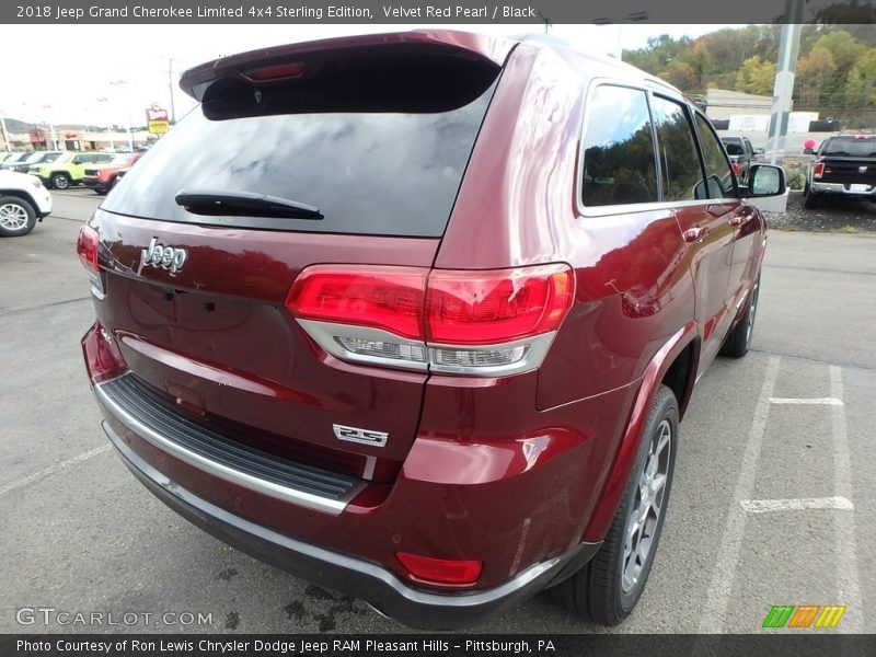 Velvet Red Pearl / Black 2018 Jeep Grand Cherokee Limited 4x4 Sterling Edition