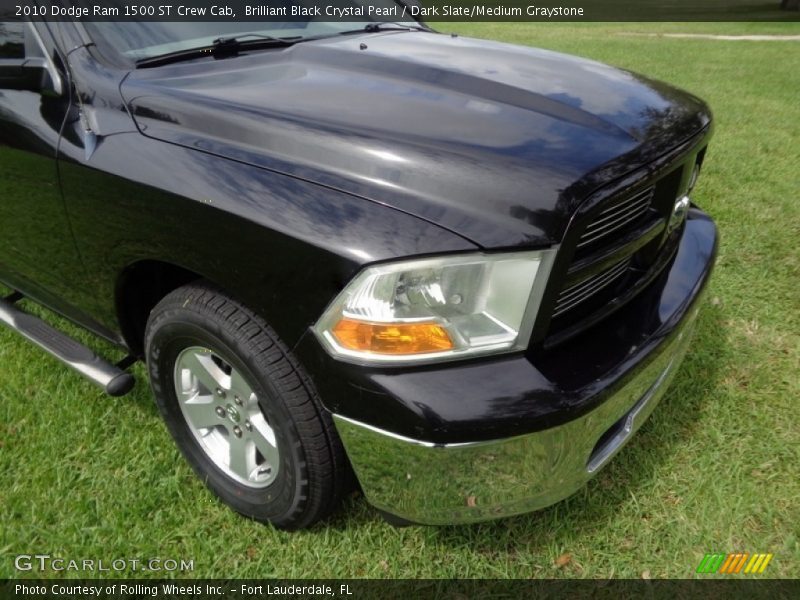 Brilliant Black Crystal Pearl / Dark Slate/Medium Graystone 2010 Dodge Ram 1500 ST Crew Cab