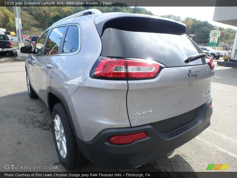 Billet Silver Metallic / Black 2018 Jeep Cherokee Latitude 4x4