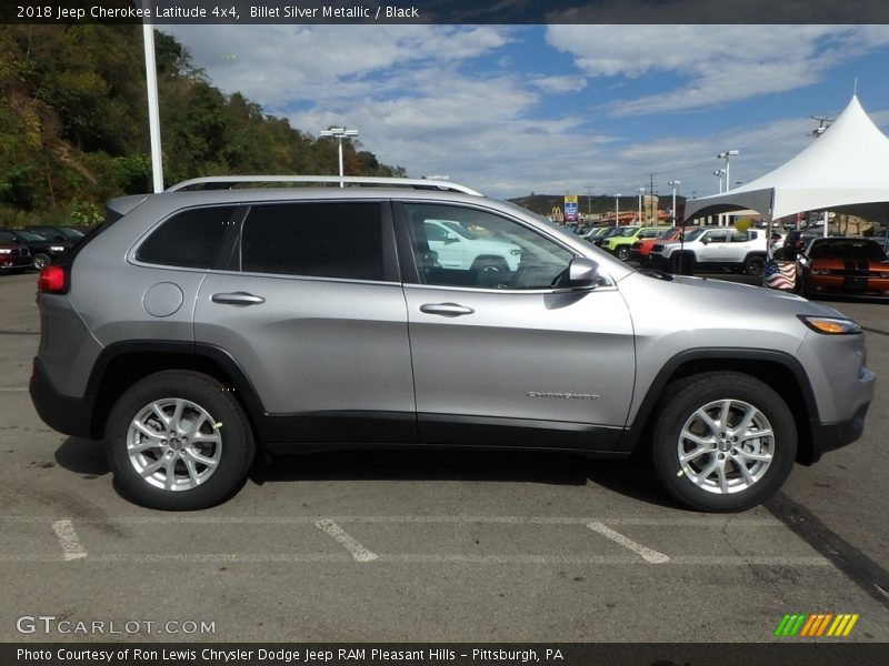 Billet Silver Metallic / Black 2018 Jeep Cherokee Latitude 4x4