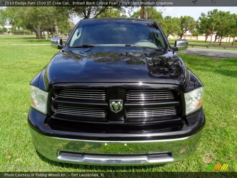 Brilliant Black Crystal Pearl / Dark Slate/Medium Graystone 2010 Dodge Ram 1500 ST Crew Cab
