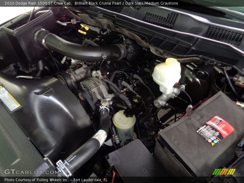 Brilliant Black Crystal Pearl / Dark Slate/Medium Graystone 2010 Dodge Ram 1500 ST Crew Cab
