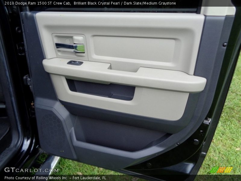 Brilliant Black Crystal Pearl / Dark Slate/Medium Graystone 2010 Dodge Ram 1500 ST Crew Cab