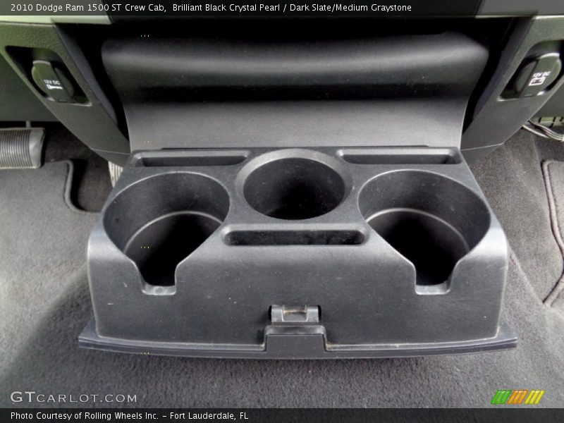 Brilliant Black Crystal Pearl / Dark Slate/Medium Graystone 2010 Dodge Ram 1500 ST Crew Cab