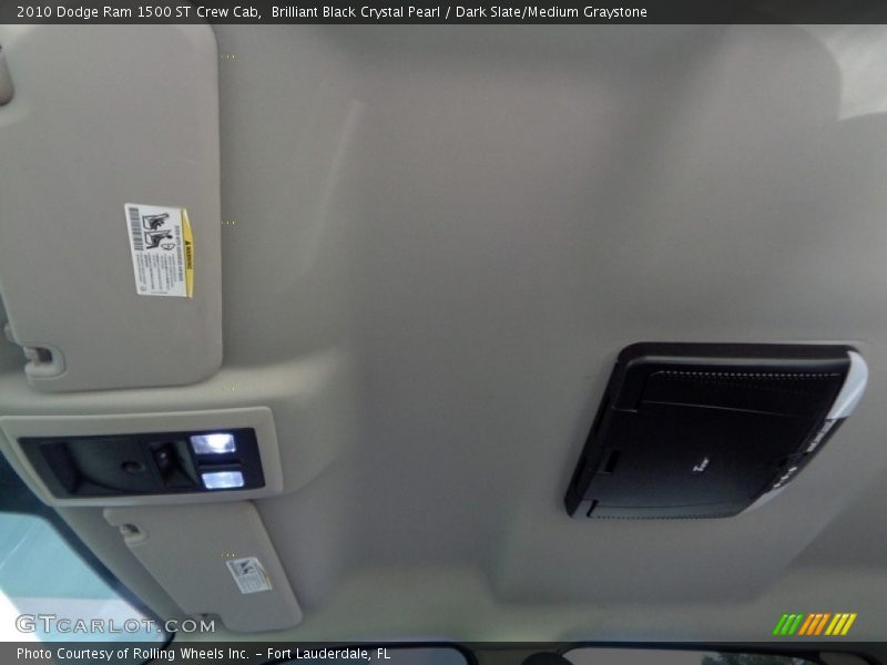Brilliant Black Crystal Pearl / Dark Slate/Medium Graystone 2010 Dodge Ram 1500 ST Crew Cab
