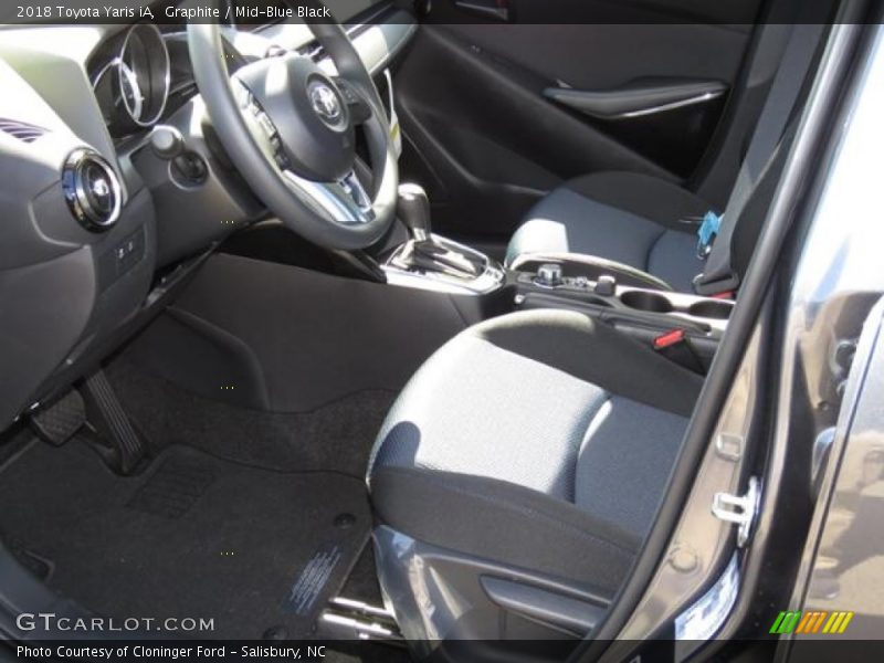 Front Seat of 2018 Yaris iA 