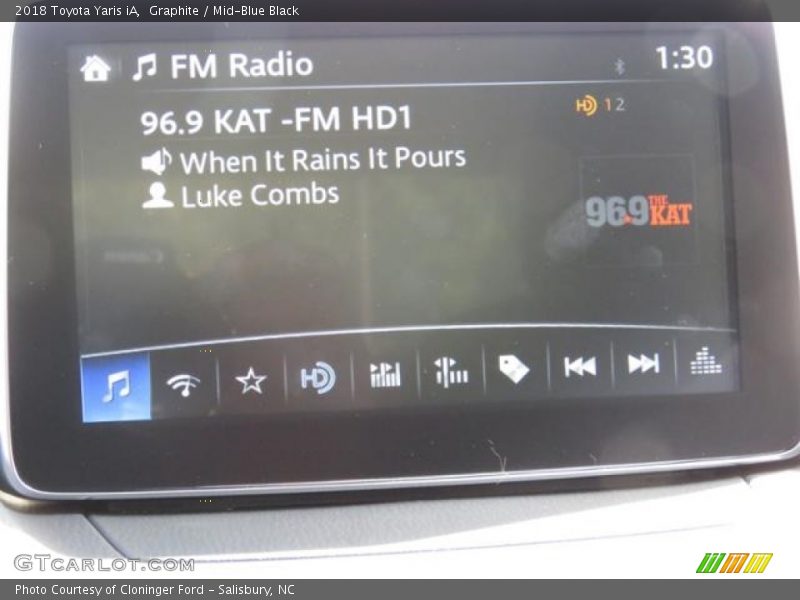 Graphite / Mid-Blue Black 2018 Toyota Yaris iA