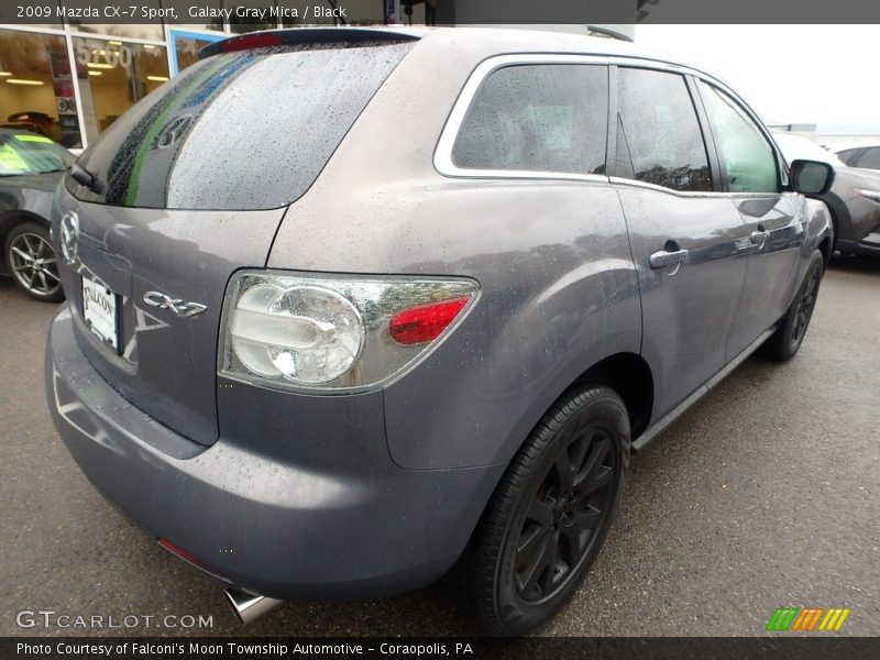 Galaxy Gray Mica / Black 2009 Mazda CX-7 Sport