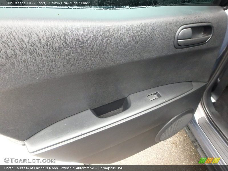 Galaxy Gray Mica / Black 2009 Mazda CX-7 Sport