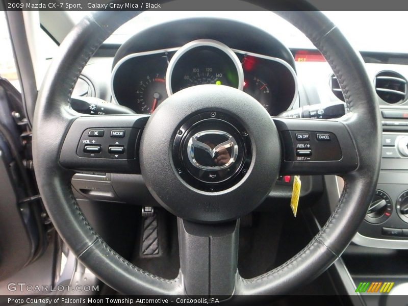 Galaxy Gray Mica / Black 2009 Mazda CX-7 Sport