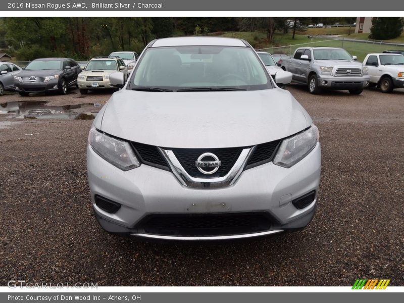 Brilliant Silver / Charcoal 2016 Nissan Rogue S AWD