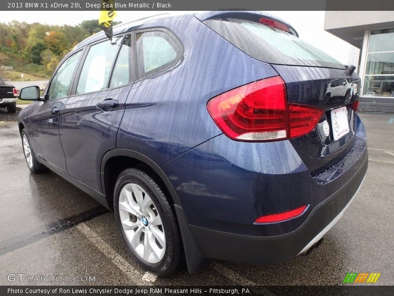 Deep Sea Blue Metallic / Black 2013 BMW X1 xDrive 28i