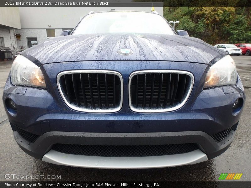 Deep Sea Blue Metallic / Black 2013 BMW X1 xDrive 28i