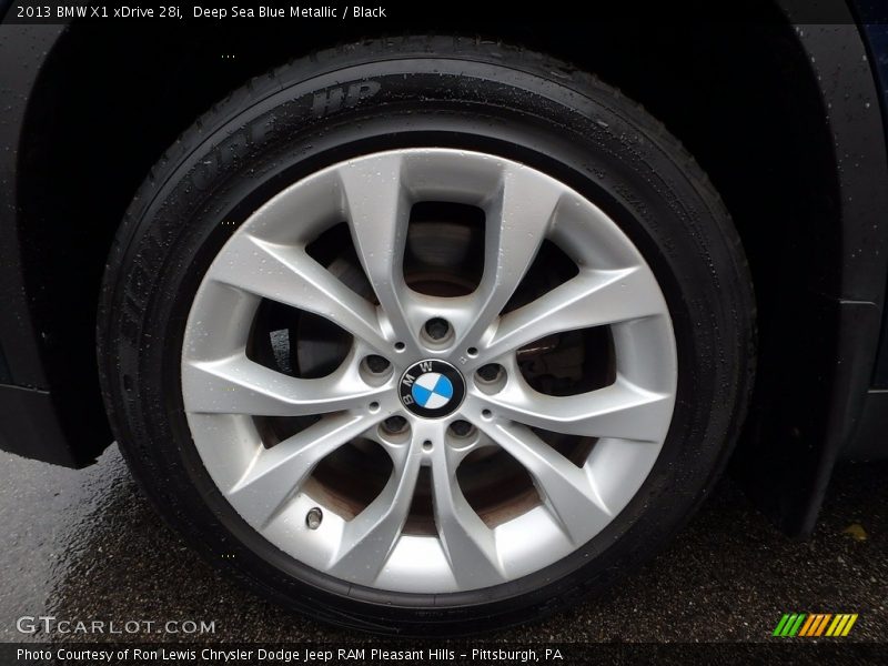 Deep Sea Blue Metallic / Black 2013 BMW X1 xDrive 28i