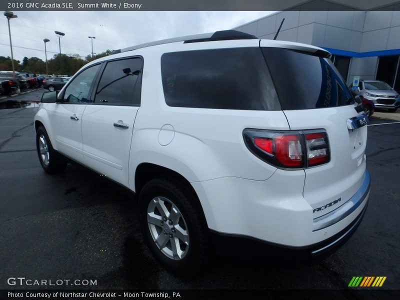 Summit White / Ebony 2016 GMC Acadia SLE