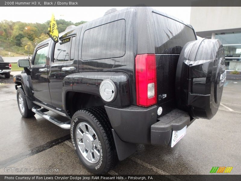 Black / Ebony Black 2008 Hummer H3 X